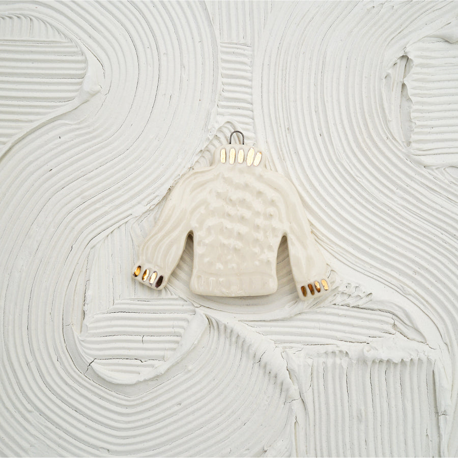 22K Gilded Sweater Ornament