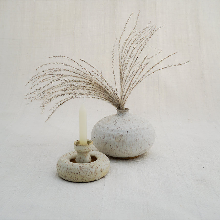 Ringed Candlestick Holder