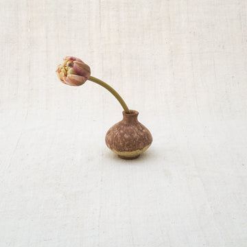 Tiny Tawny Bud Vase
