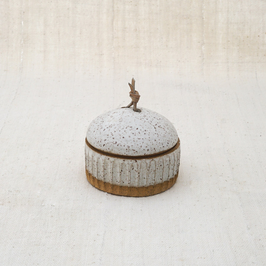 Tassel Top Salt Cellar