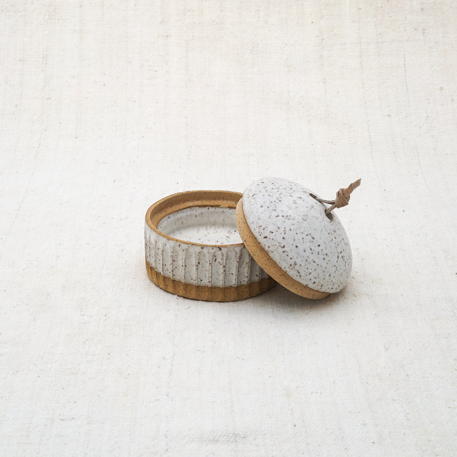 Tassel Top Salt Cellar
