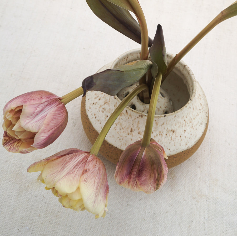 Zuni Vase & Flower Frog Set