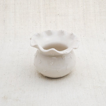 Playful Ruffle Vase