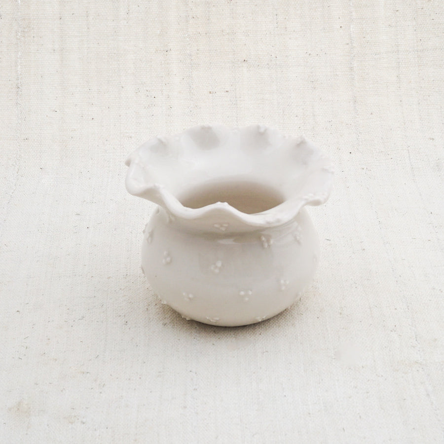 Playful Ruffle Vase