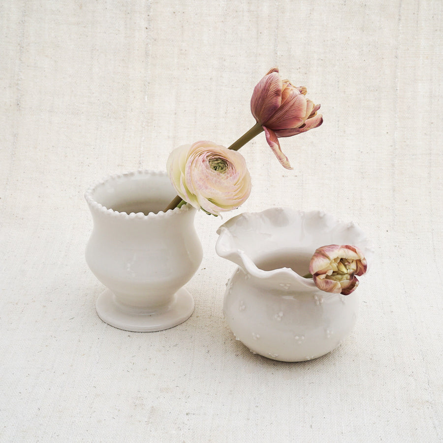 Playful Ruffle Vase