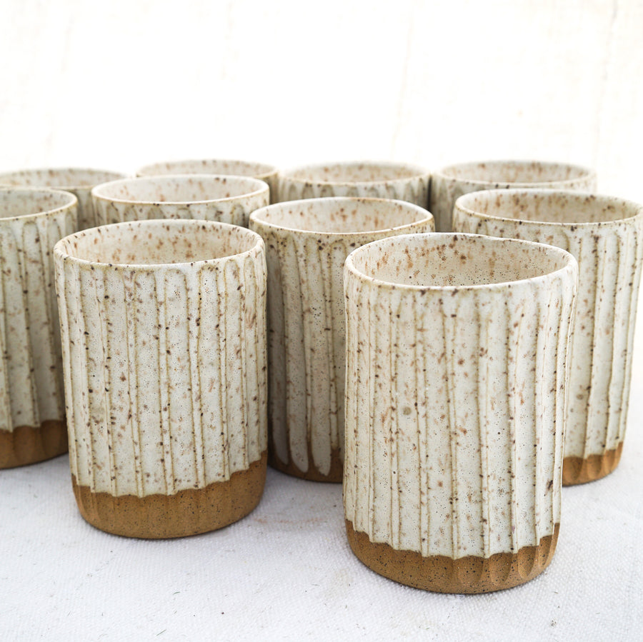 Freckled Butter Cream Tumbler