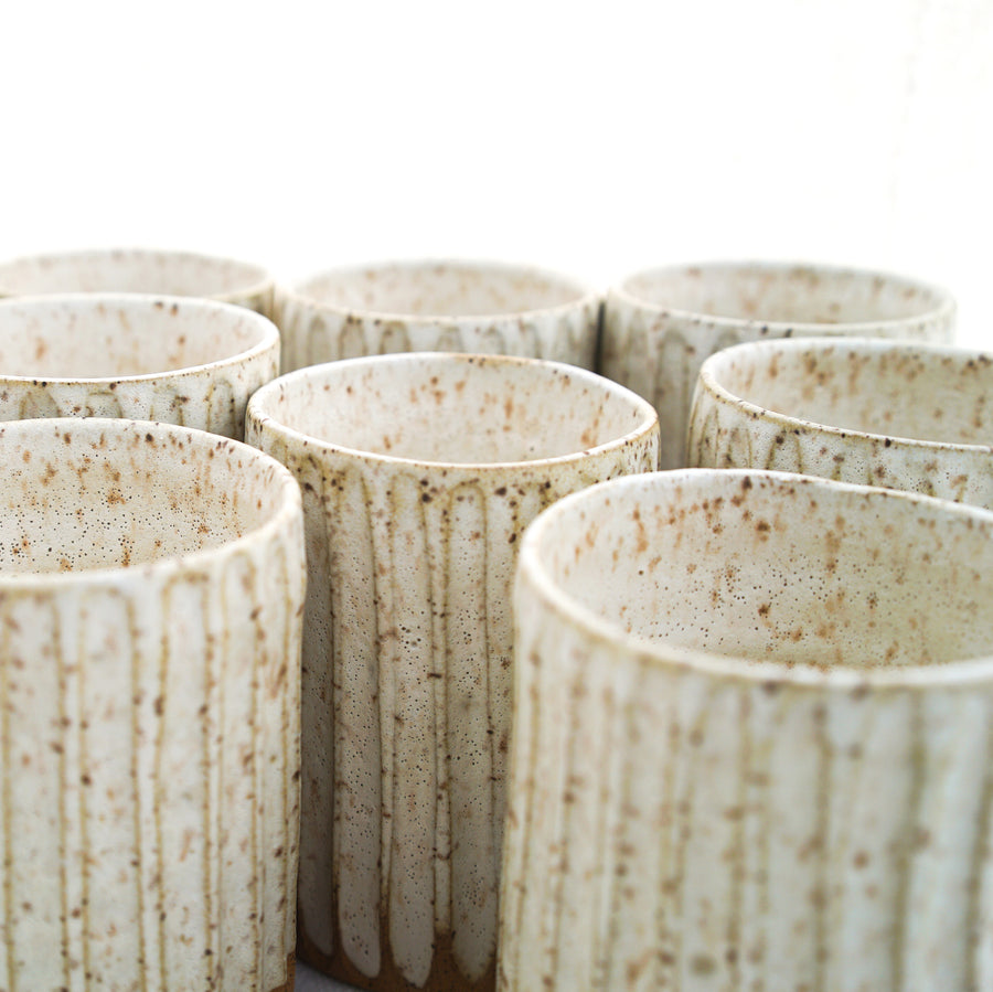 Freckled Butter Cream Tumbler