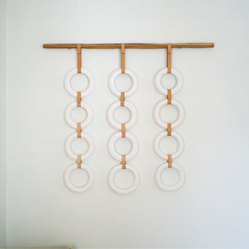 Porcelain & Leather Loops