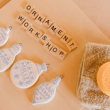 DECEMBER 13TH at 4PM: Hand Painted Holiday Ornaments Workshop