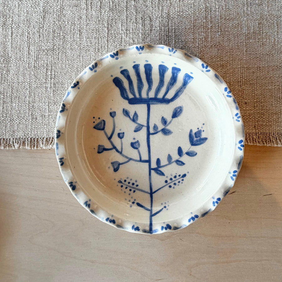 January 24th at 4PM: Delft Inspired Mini Pie Plate Painting Workshop with DeNai Jones